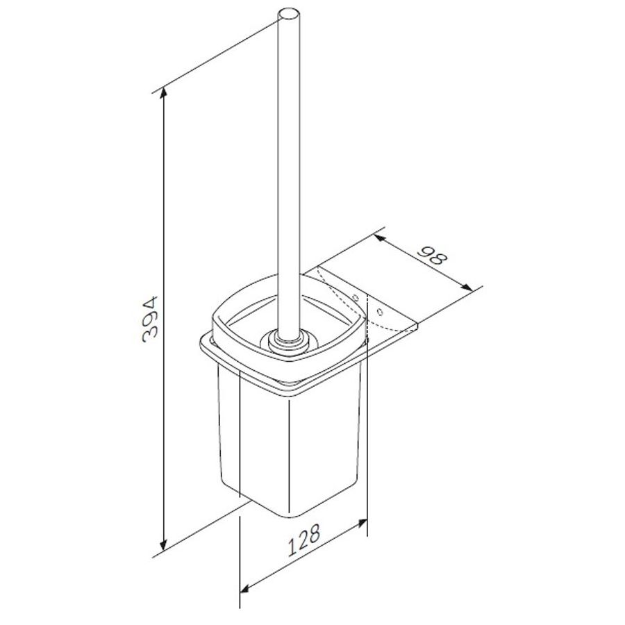 Стойка с туалетной щеткой AM.PM Inspire 2.0, A50A33400