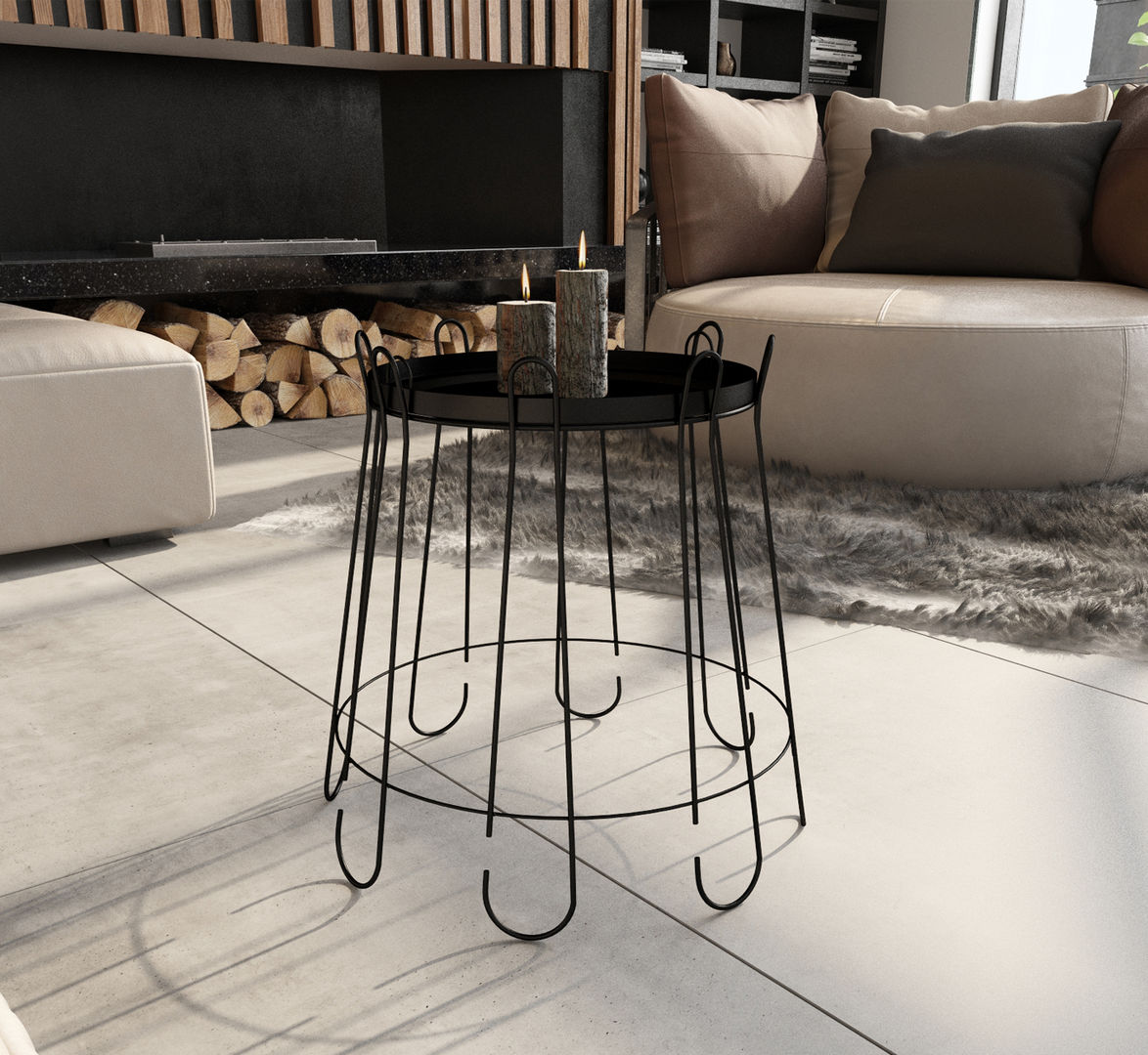 Столик журнальный Sheffilton SHT-CT6 черный муар, 172213