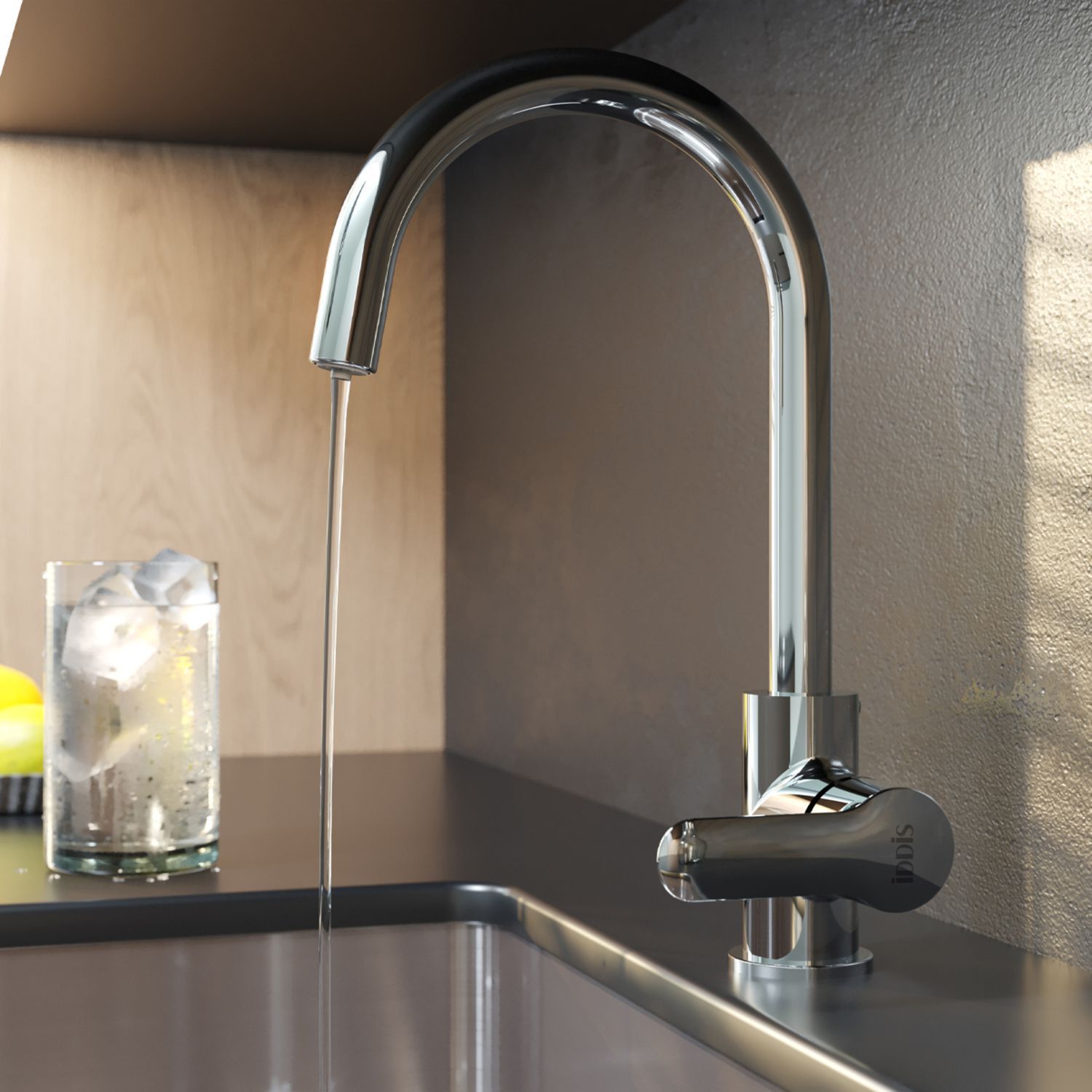 Смеситель для кухни с каналом для фильтрованной воды, Iddis Cuba, CUBSBFJi05