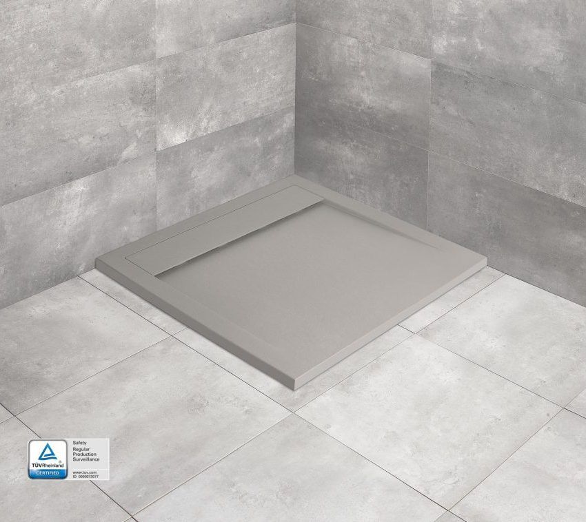 Душевой поддон Radaway Teos C Cemento 90x90