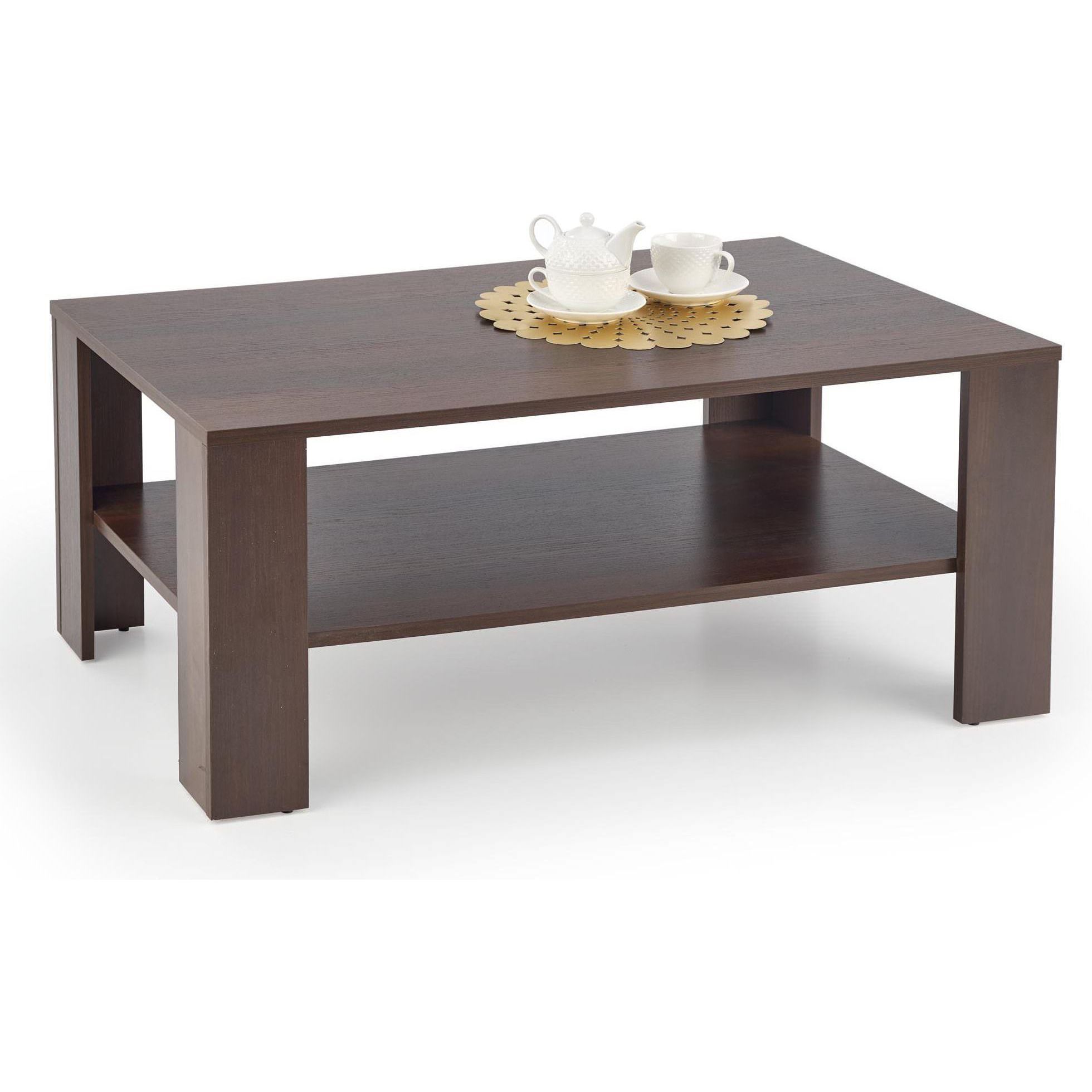 Стол журнальный Halmar Kwadro темный орех, V-PL-KWADRO-LAW-C.ORZECH