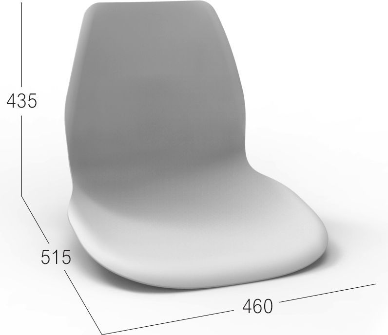 Стул Sheffilton SHT-ST29/S100 серый/хром, 168502