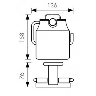 Держатель туалетной бумаги Kaiser, KH-1700