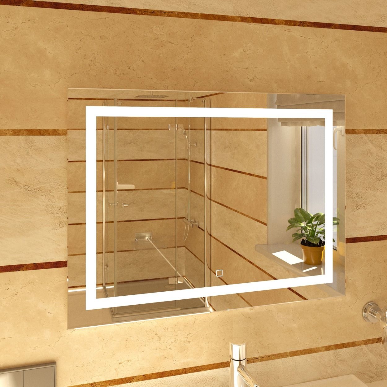 Зеркало Континент Rimini LED