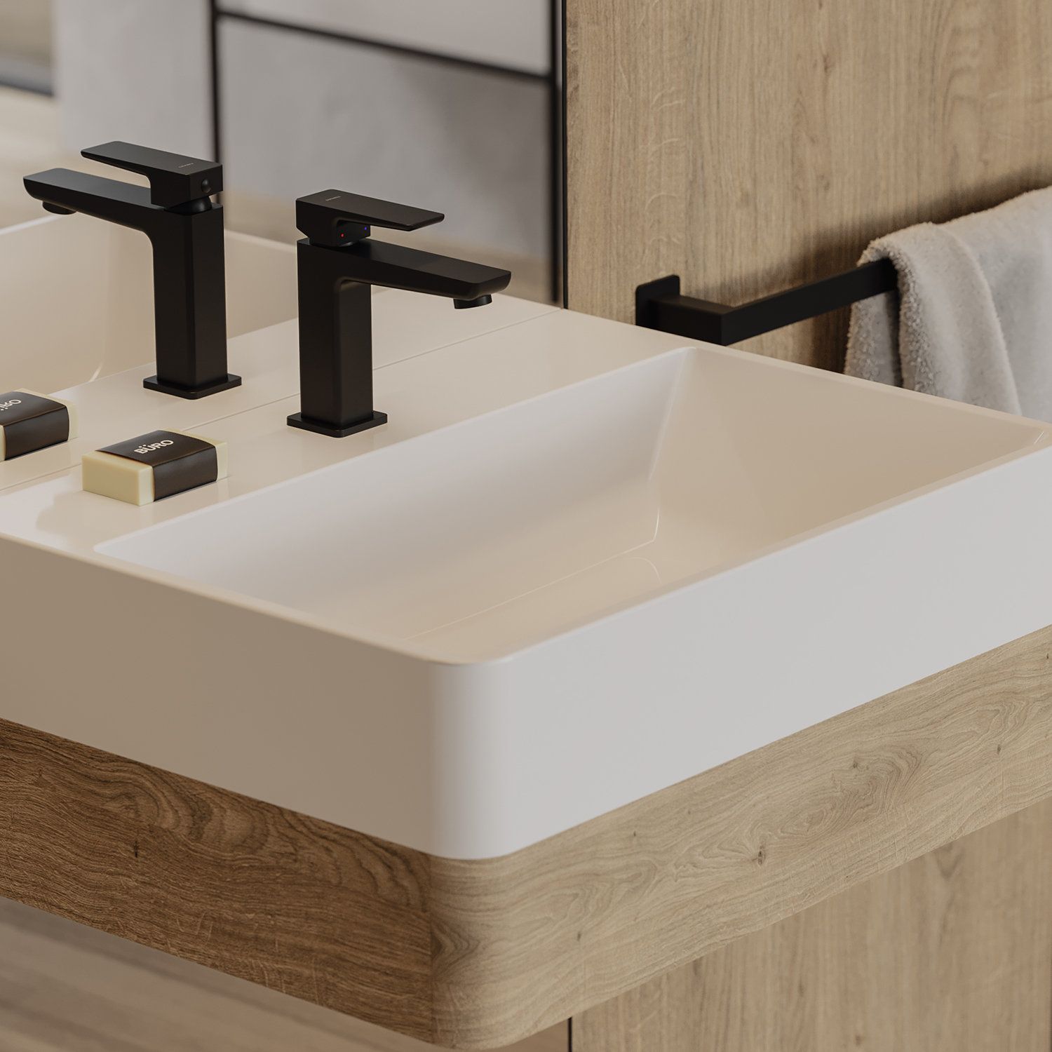 Смеситель для умывальника Omnires Parma, PM7410BL