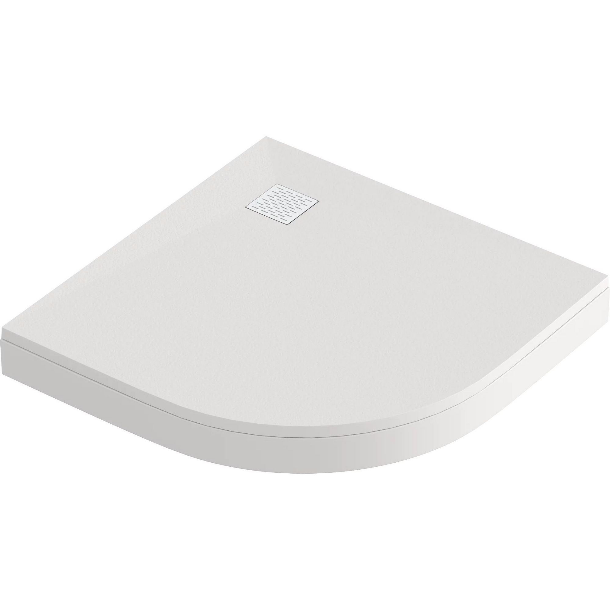 Мраморный душевой поддон Good Door Essentia R белый