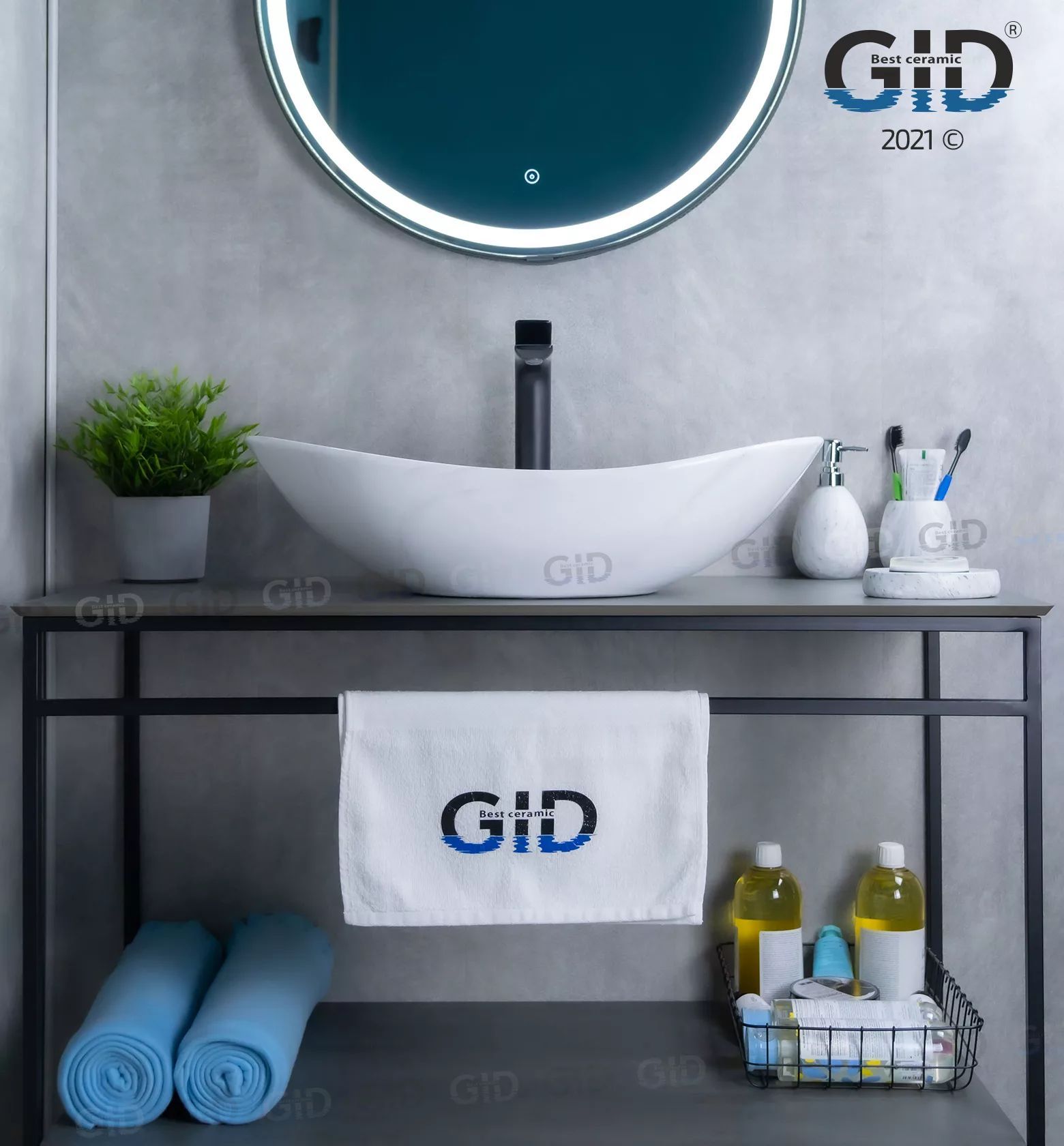 Умывальник Gid WS9811 61x37, 54468
