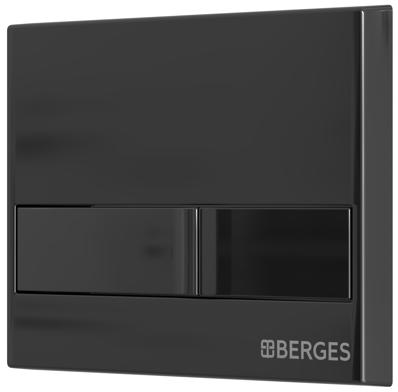 Инсталляция для скрытого монтажа Berges Novum L6 с кнопкой черный глянец, 040216
