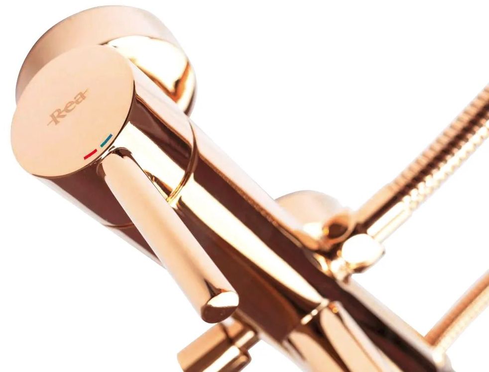 Смеситель для ванны Rea Lungo Rose Gold, REA-B6695