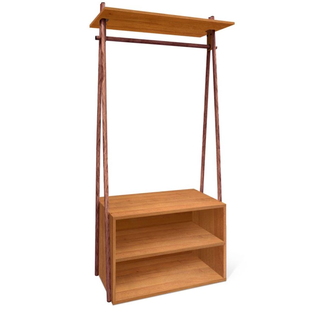 Вешалка Sheffilton SHT-HW2 орех/темный орех, 155912