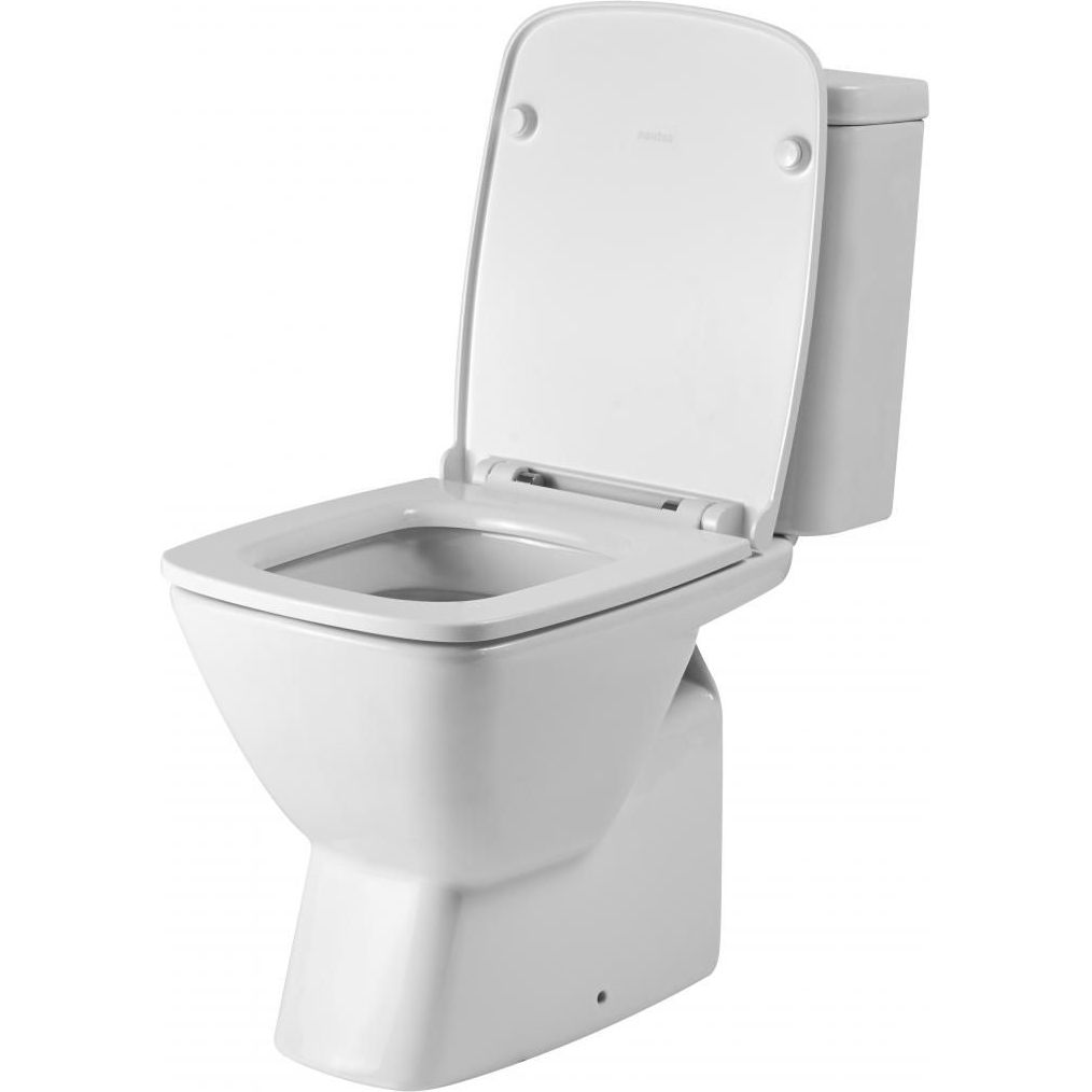 Напольный унитаз Santek Нео, 2 режима, тонкое сиденье дюропласт Soft Close, 1.WH30.2.470