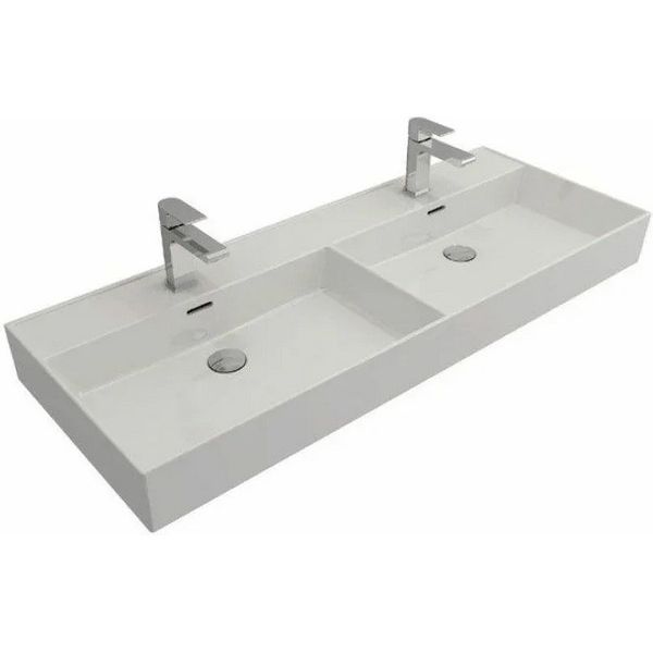 Умывальник накладной (на 2 чаши) Bocchi Milano 120x46, 1393-001-0132