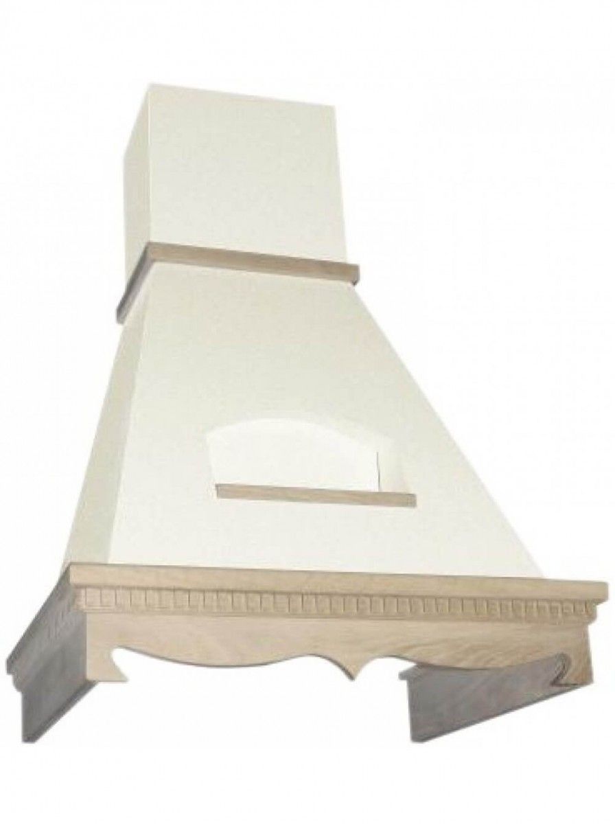 Кухонная вытяжка Elikor БЕЛЬВЕДЕР 90П-650-П3Д (бежевый/дуб неокрашенный), 942299