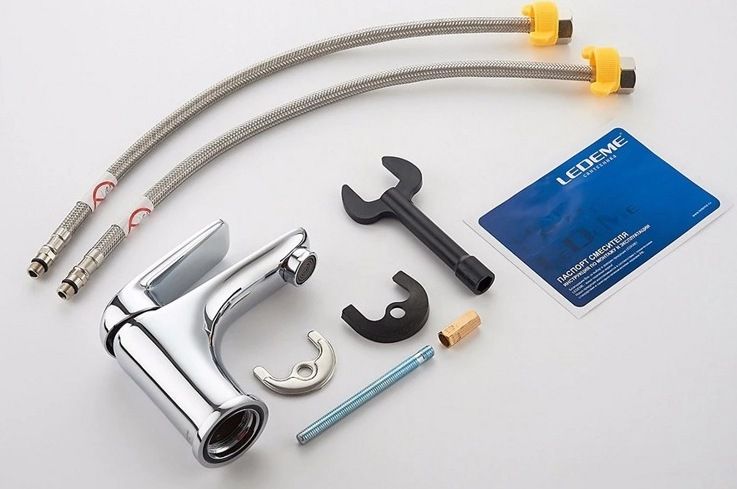 Смеситель для умывальника Ledeme L1048