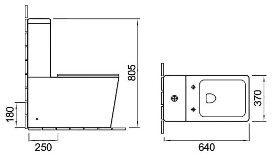 Унитаз-компакт Vincea Q-Line, VT2-12