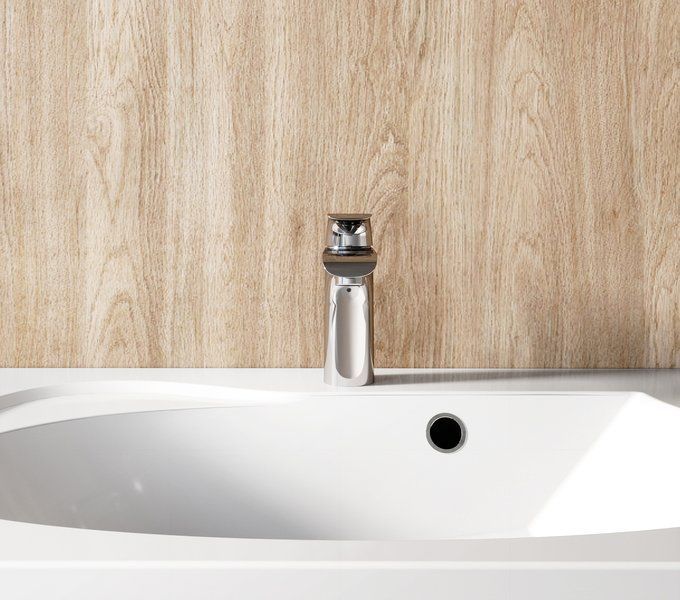 Смеситель для умывальника без донного клапана Ravak Flat FL 014.00, X070118