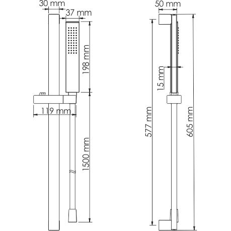 Душевой комплект WasserKRAFT, A143