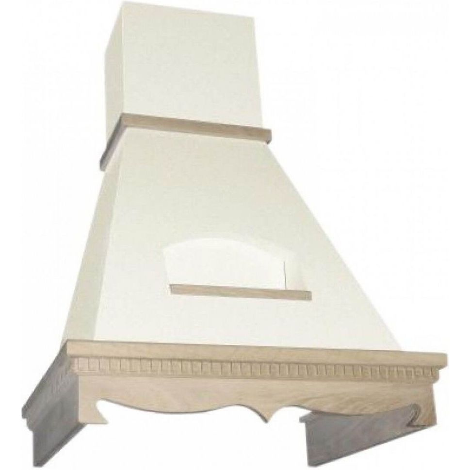 Кухонная вытяжка Elikor БЕЛЬВЕДЕР 90П-650-П3Д (бежевый/дуб неокрашенный), 942299