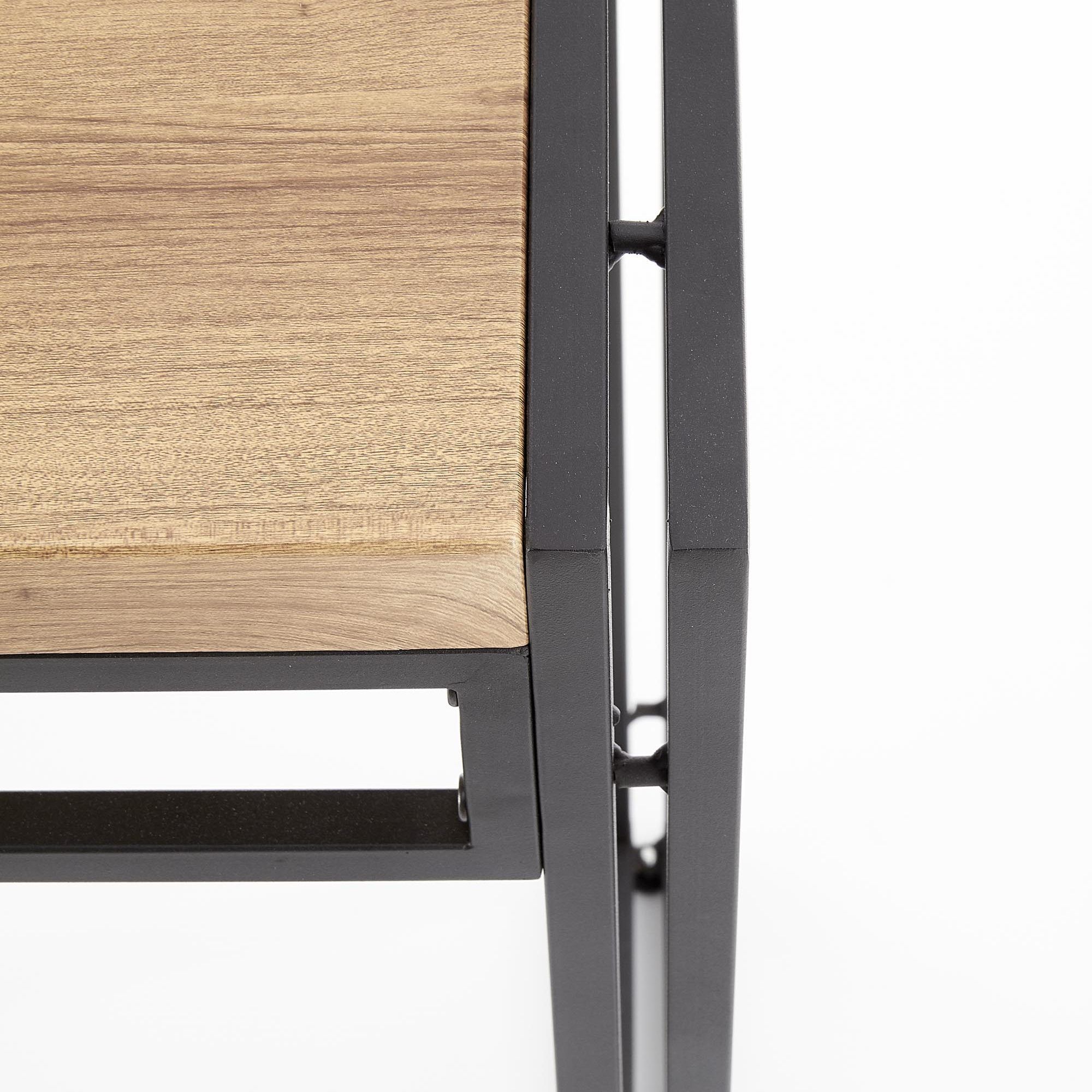 Комплект Halmar Bolivar (стол + 6 стульев) дуб золотой/черный, V-CH-BOLIVAR-ZESTAW