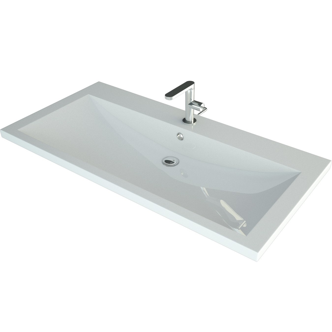 Раковина Andrea 1000, 100x48