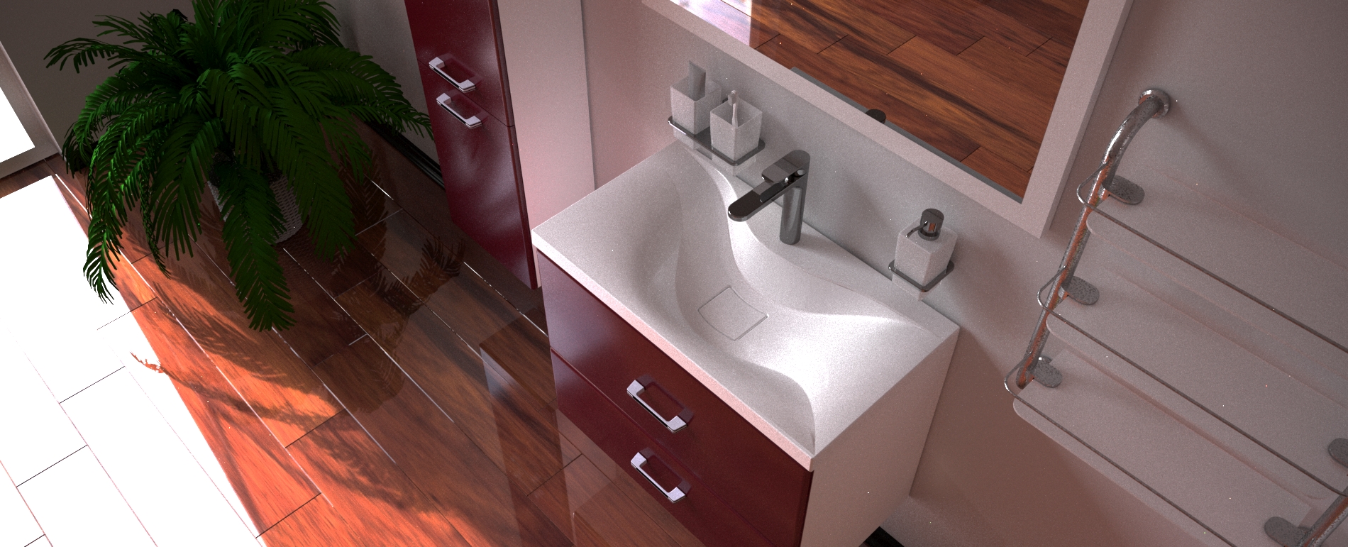 Раковина Andrea Family 800, 80x44.5