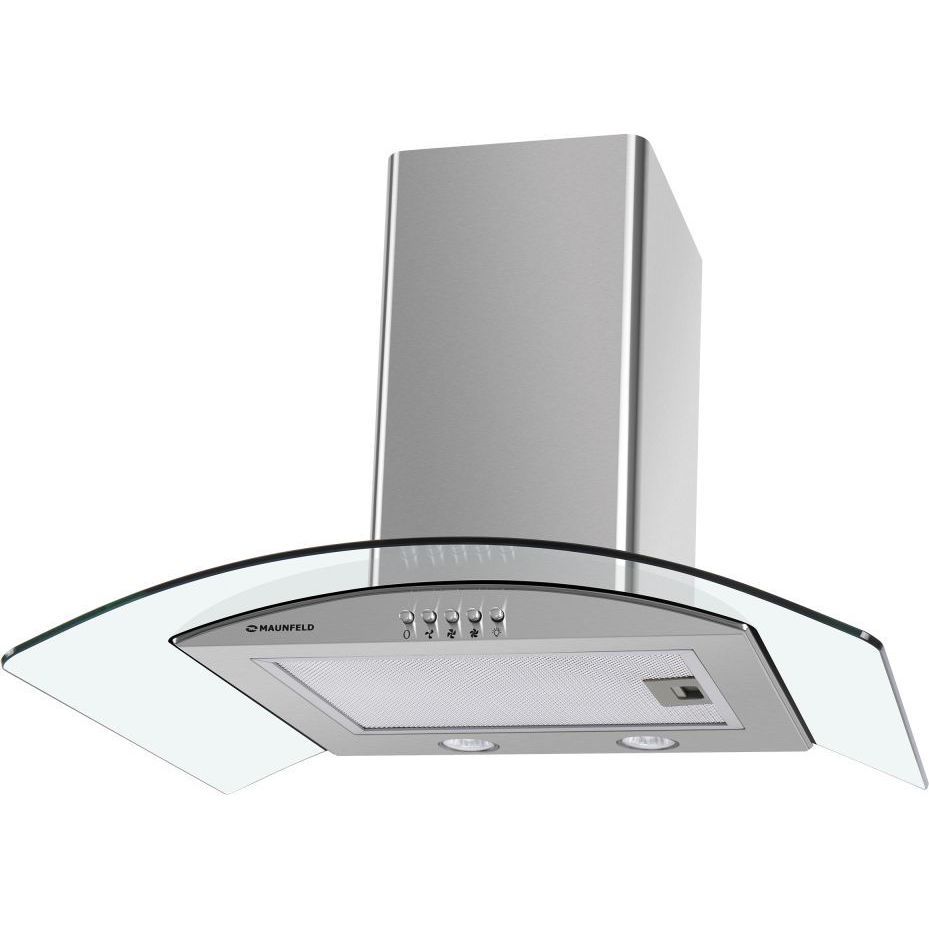Кухонная вытяжка Maunfeld Ancona PlusA 60 нержавеющая сталь/прозрачное стекло