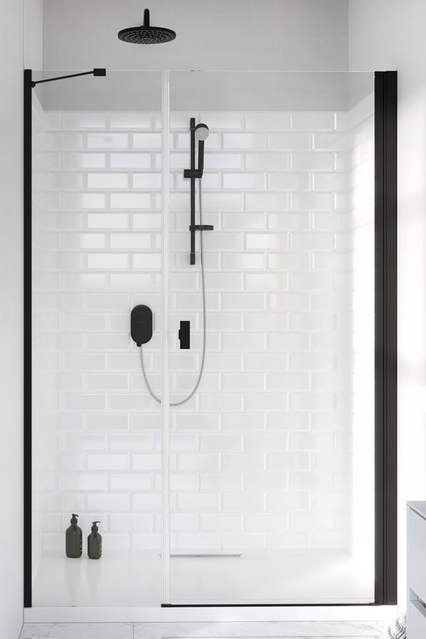 Двери в нишу Radaway Nes Black DWS 140 R