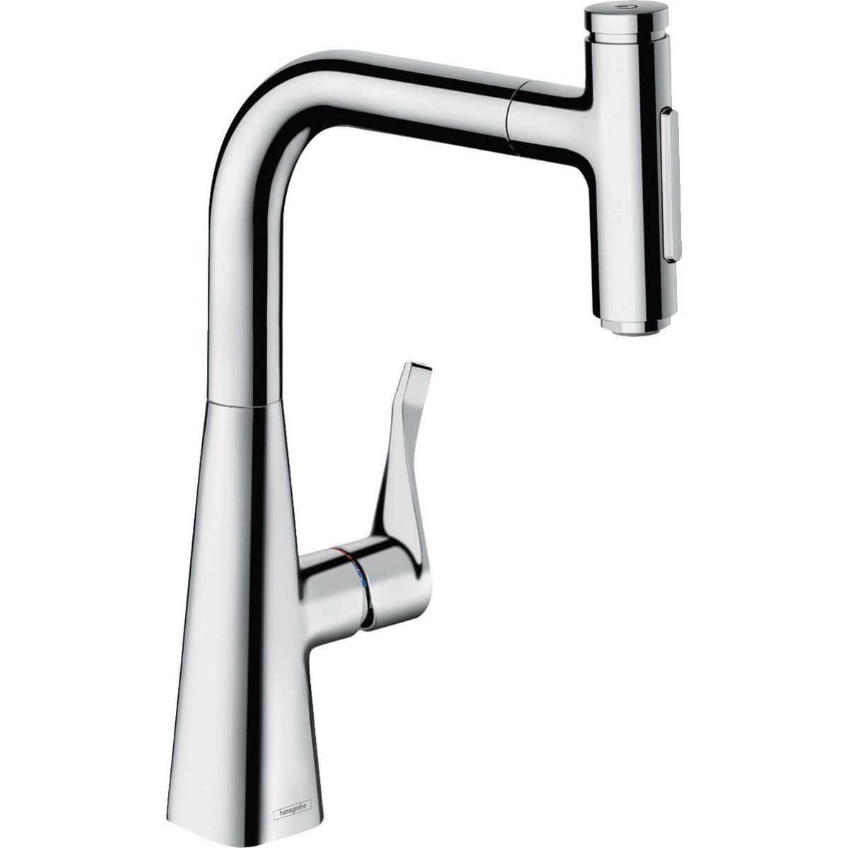 Кухонный смеситель Hansgrohe Metris Select M71-240 с душем sBox, 73817000