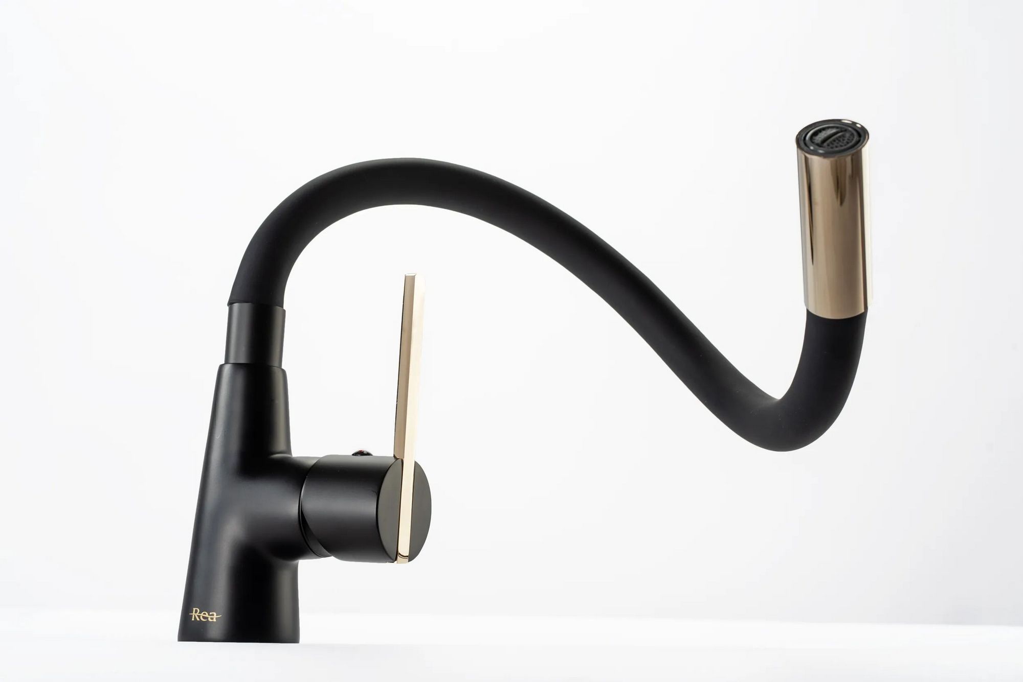 Смеситель для кухни Rea Icon Gold/Black, REA-B5682