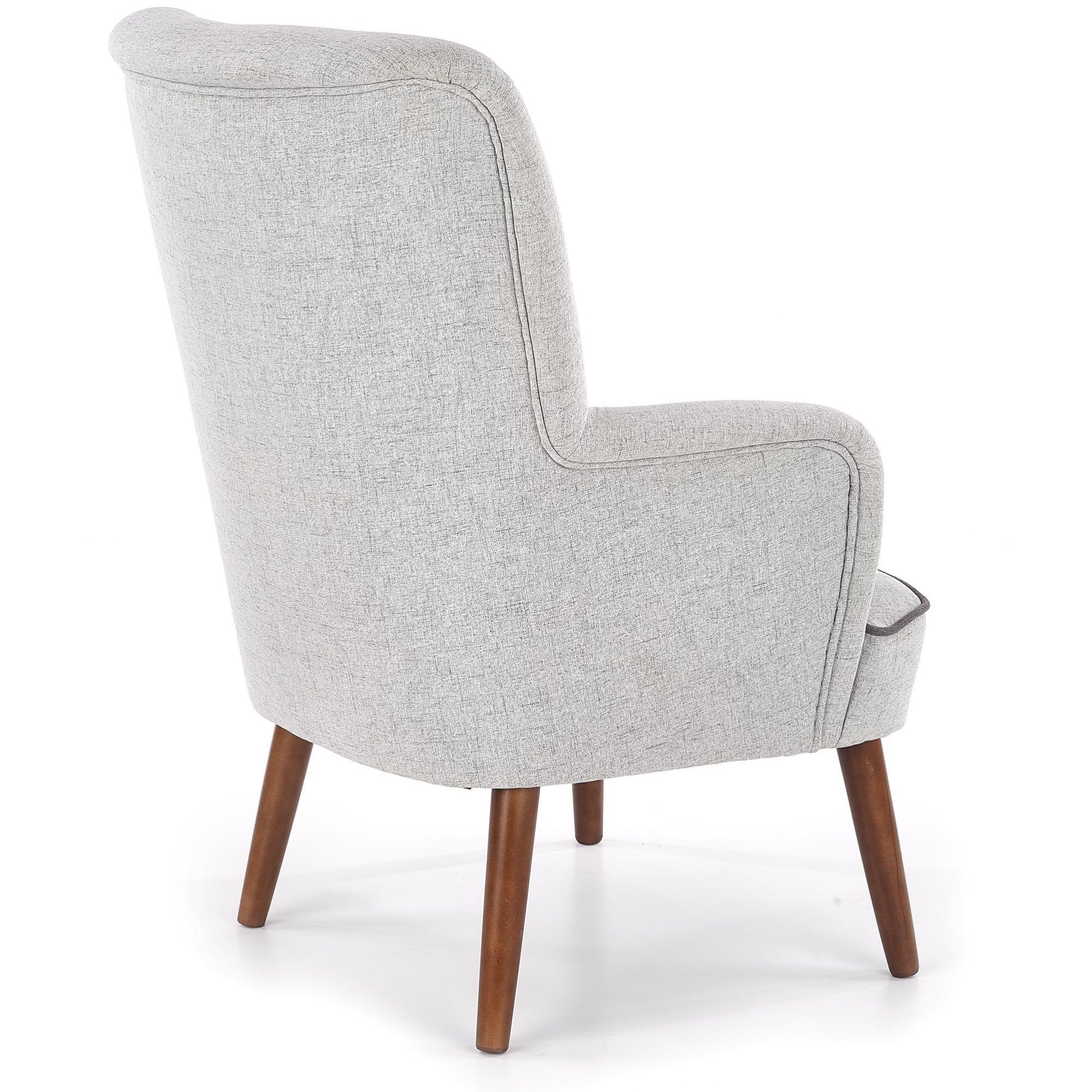 Кресло Halmar Bishop светло-серый/орех, V-PL-BISHOP-FOT