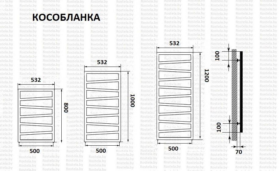 Полотенцесушитель Ростела Касабланка