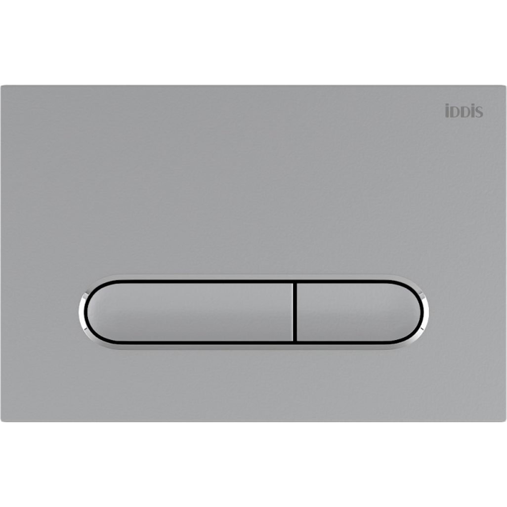 Клавиша смыва универсальная, матовый хром, Iddis Unifix 070, UNI70M0i77