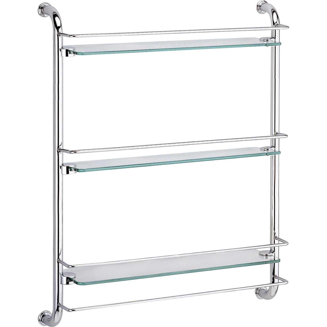 Полка стеклянная тройная WasserKRAFT, K-2033