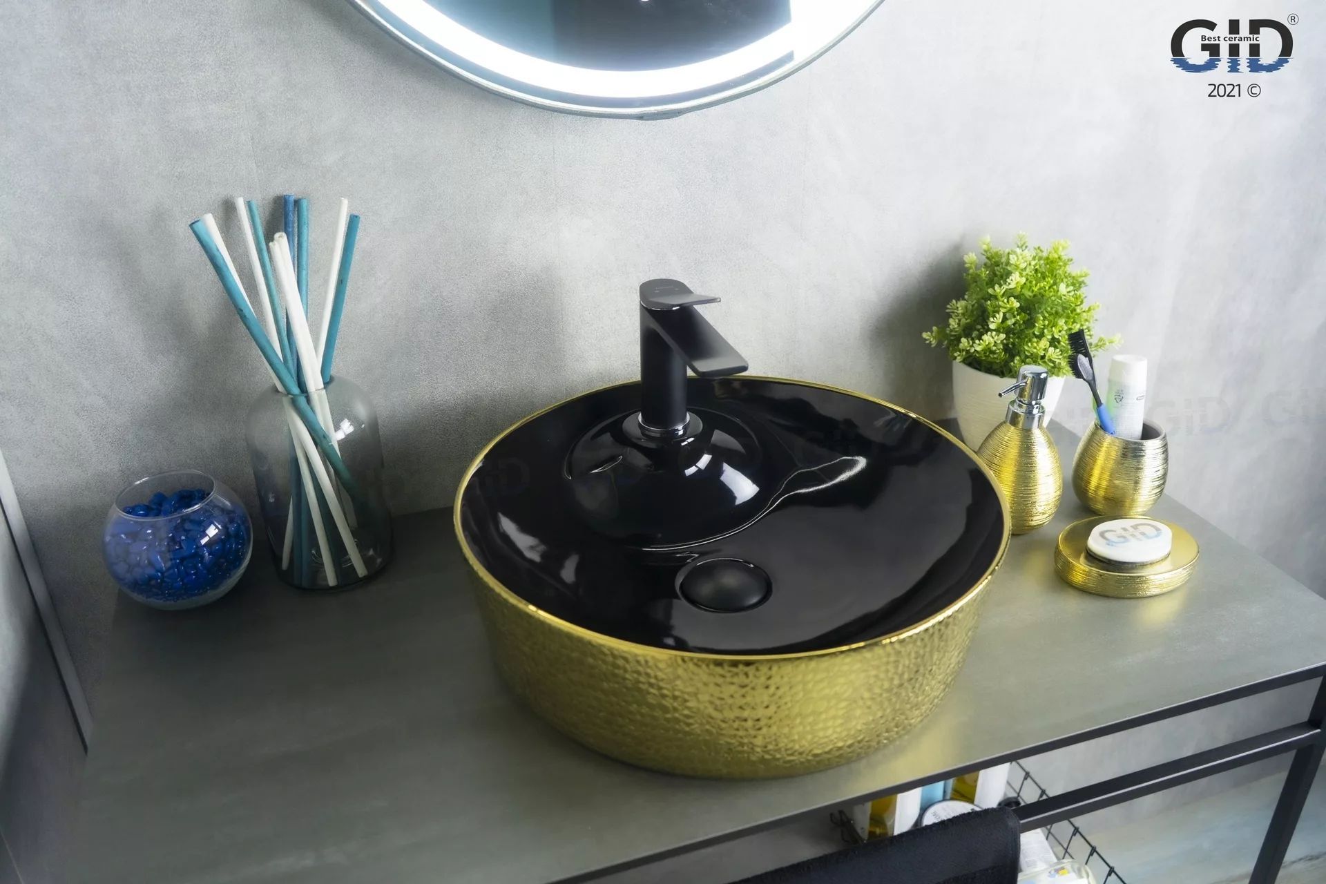 Умывальник Gid D1306H022 44x44, 53317