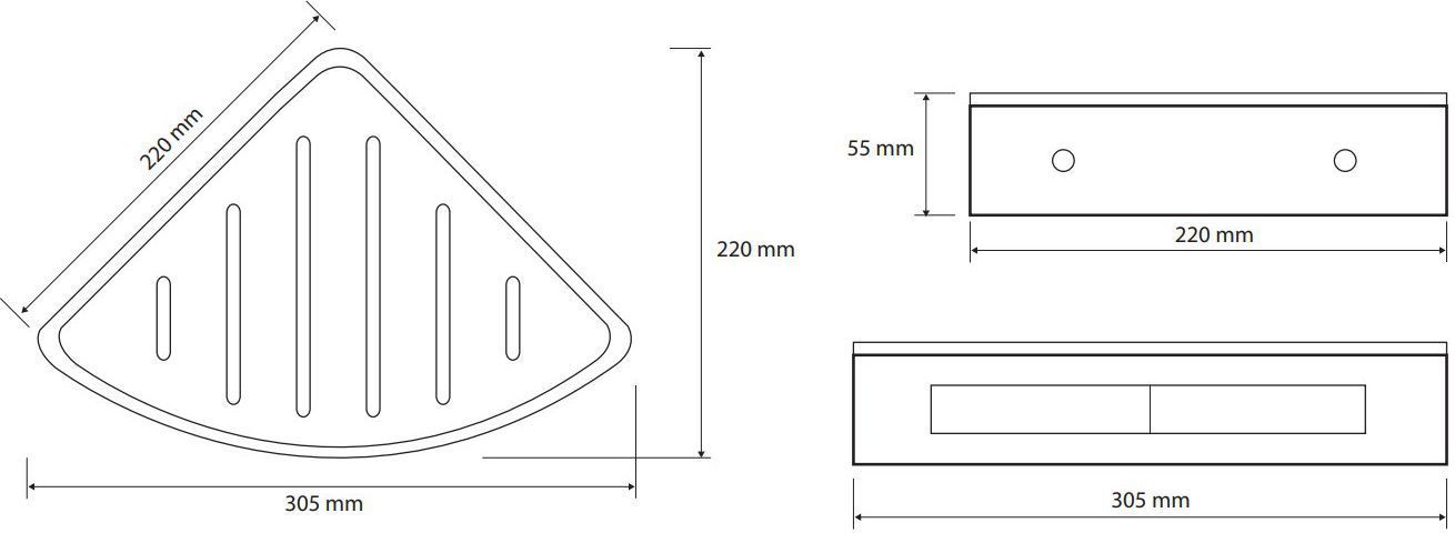 Угловая мыльница Bemeta Cytro, 146208016