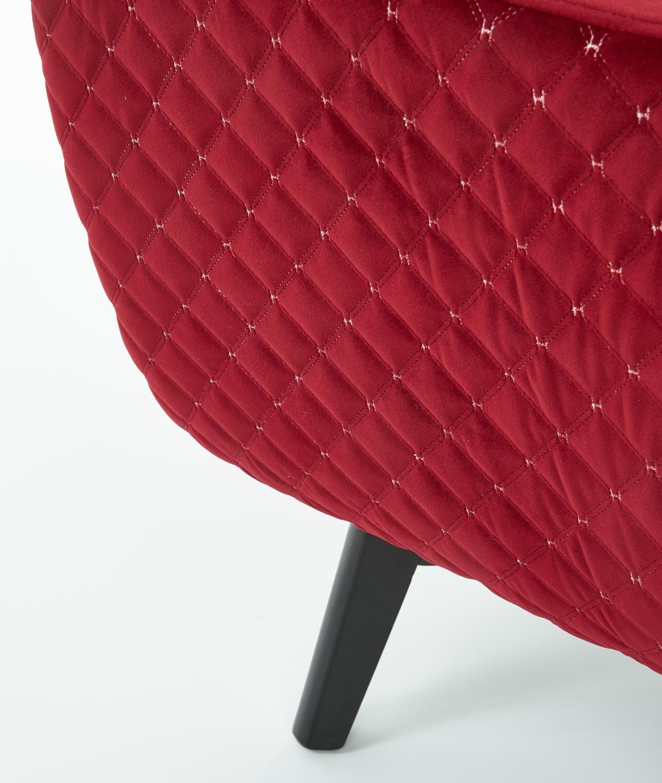 Кресло Halmar Marvel бордовый/черный, V-CH-MARVEL-FOT-BORDOWY