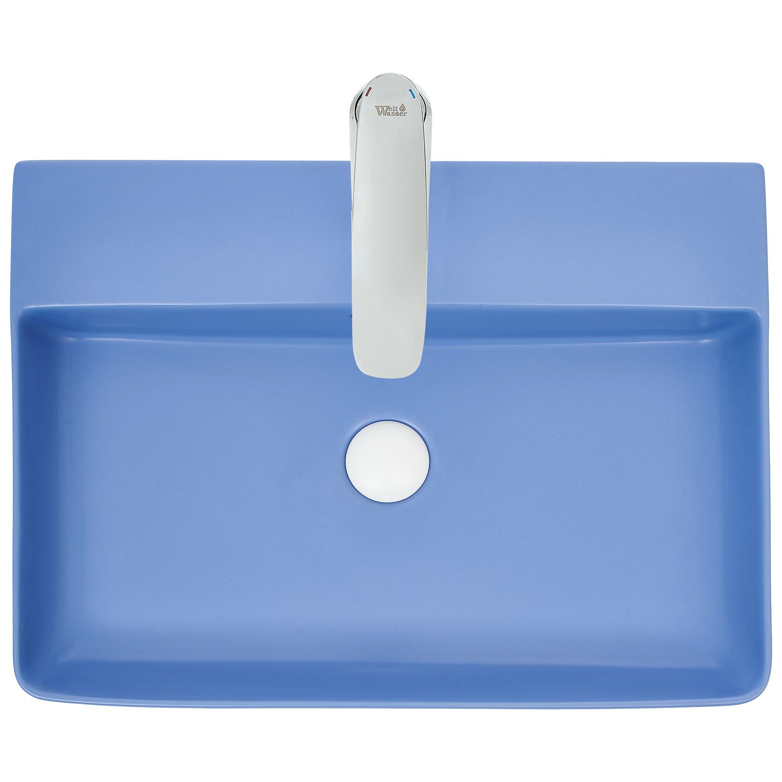 Раковина накладная WeltWasser ELBACH 2173 MBL 60x42