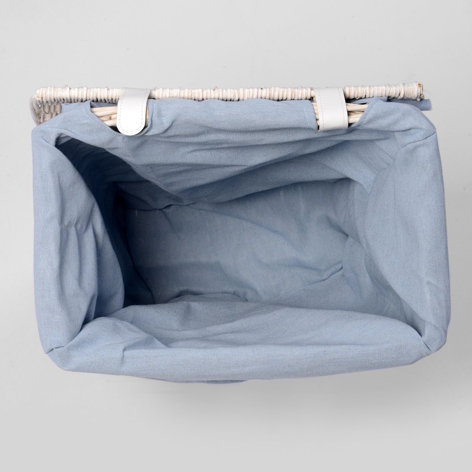 Плетеная корзина для белья с крышкой WasserKRAFT Lippe, WB-450-M