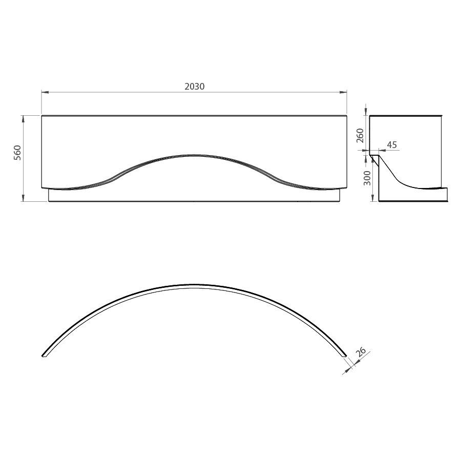 Лицевой экран Lavinia Boho Complement Aveo 140