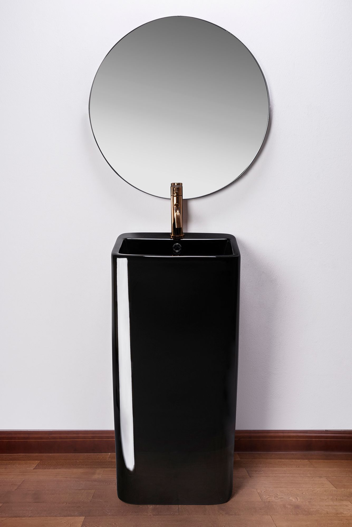 Умывальник Rea Mia Black 40x40, REA-U6656