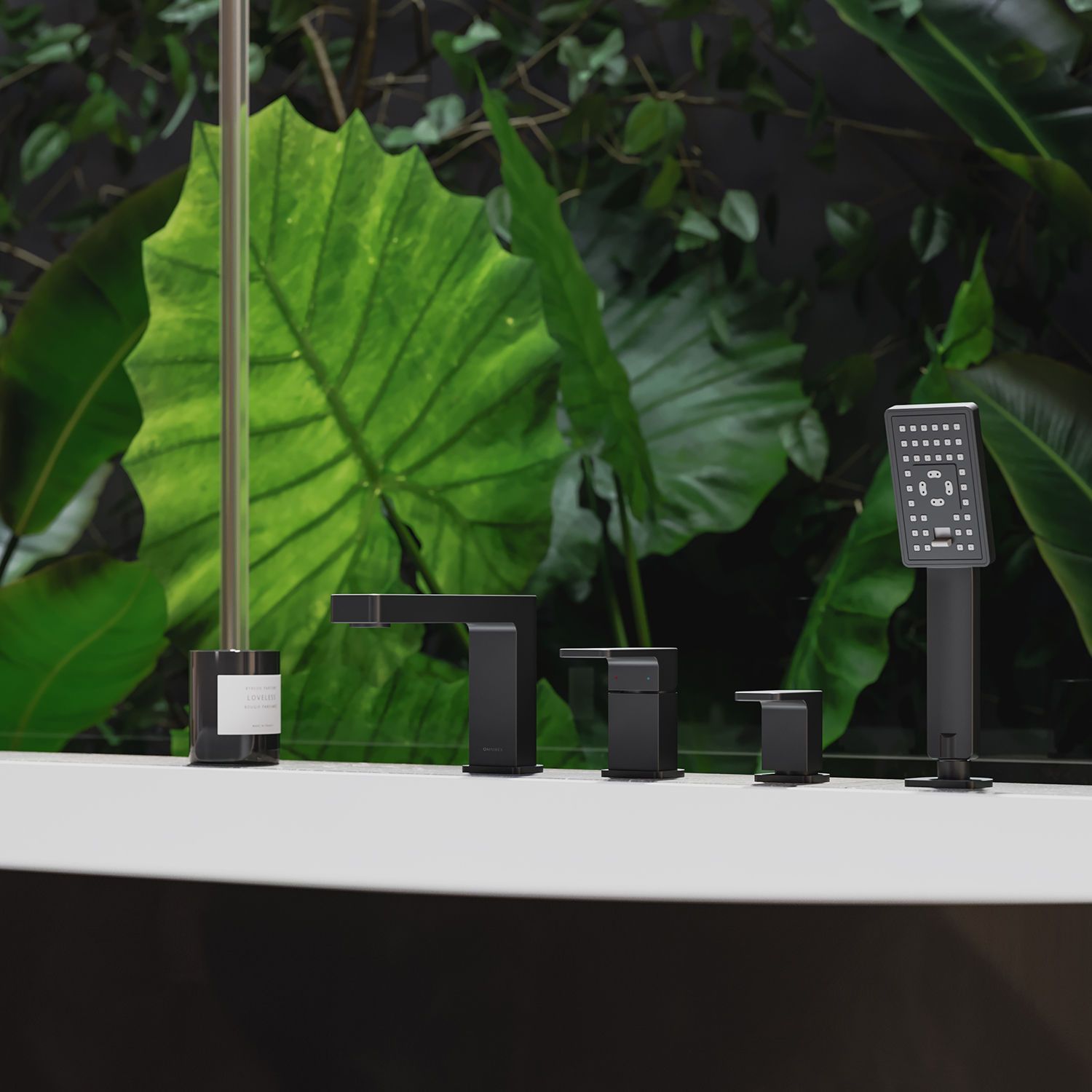 Смеситель для ванны Omnires Baretti, BA7832BL