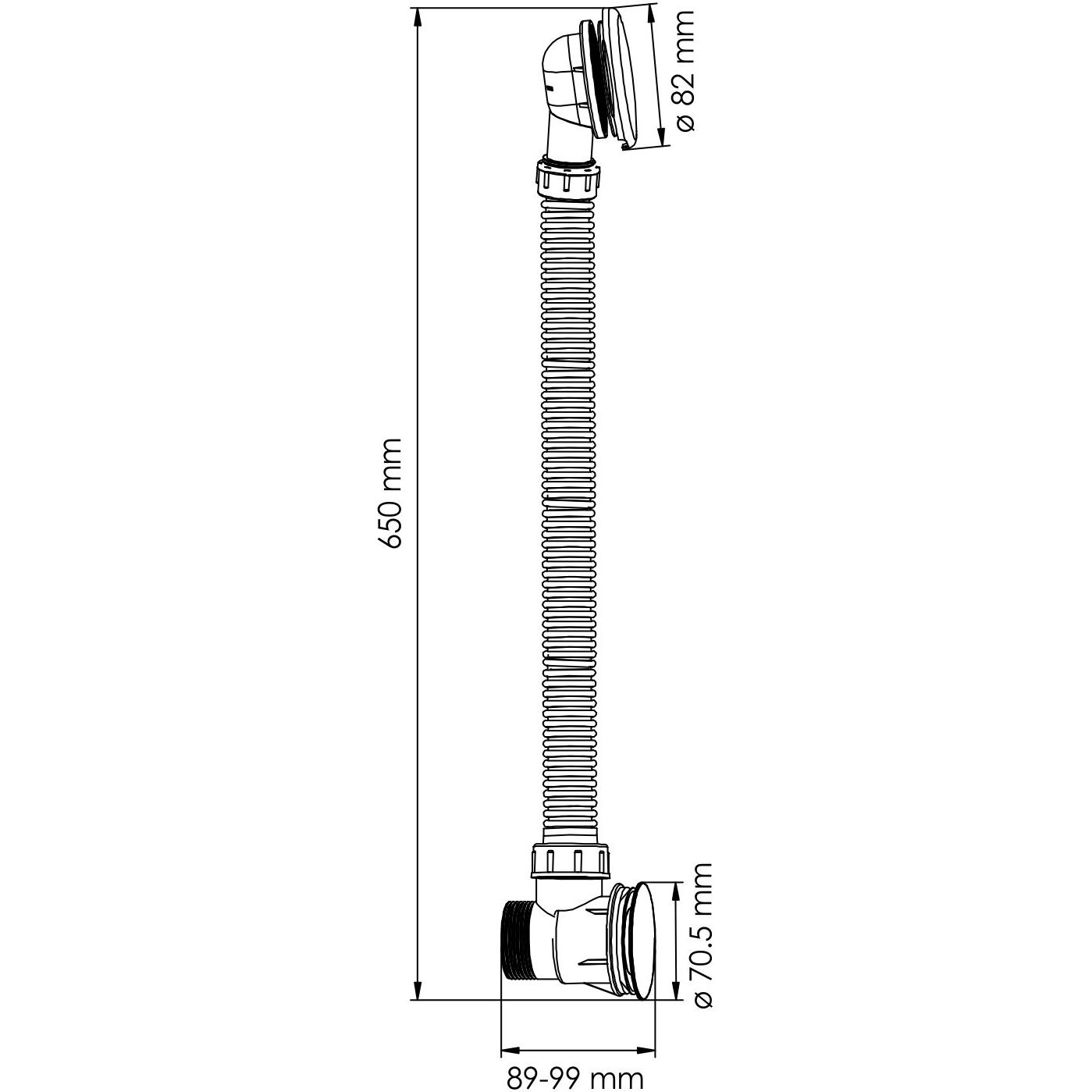 Слив-перелив для ванны WasserKRAFT, A074