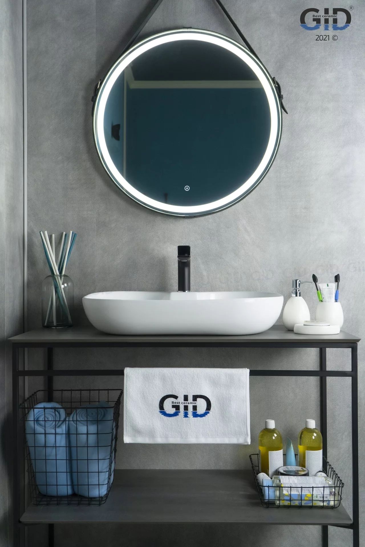 Умывальник Gid N9446B 61x42, 51156