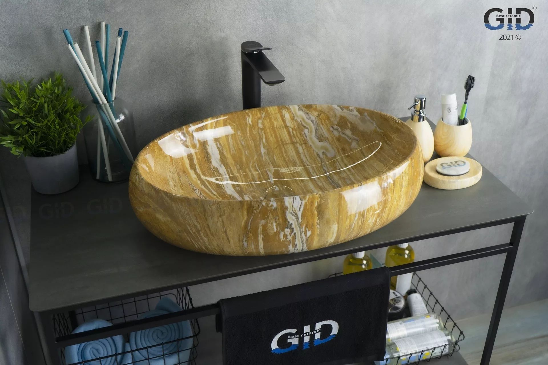 Умывальник Gid MNC164 60x41, 54406