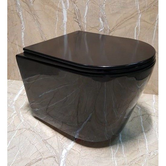 Унитаз подвесной безободковый Ceramalux, 5178-18