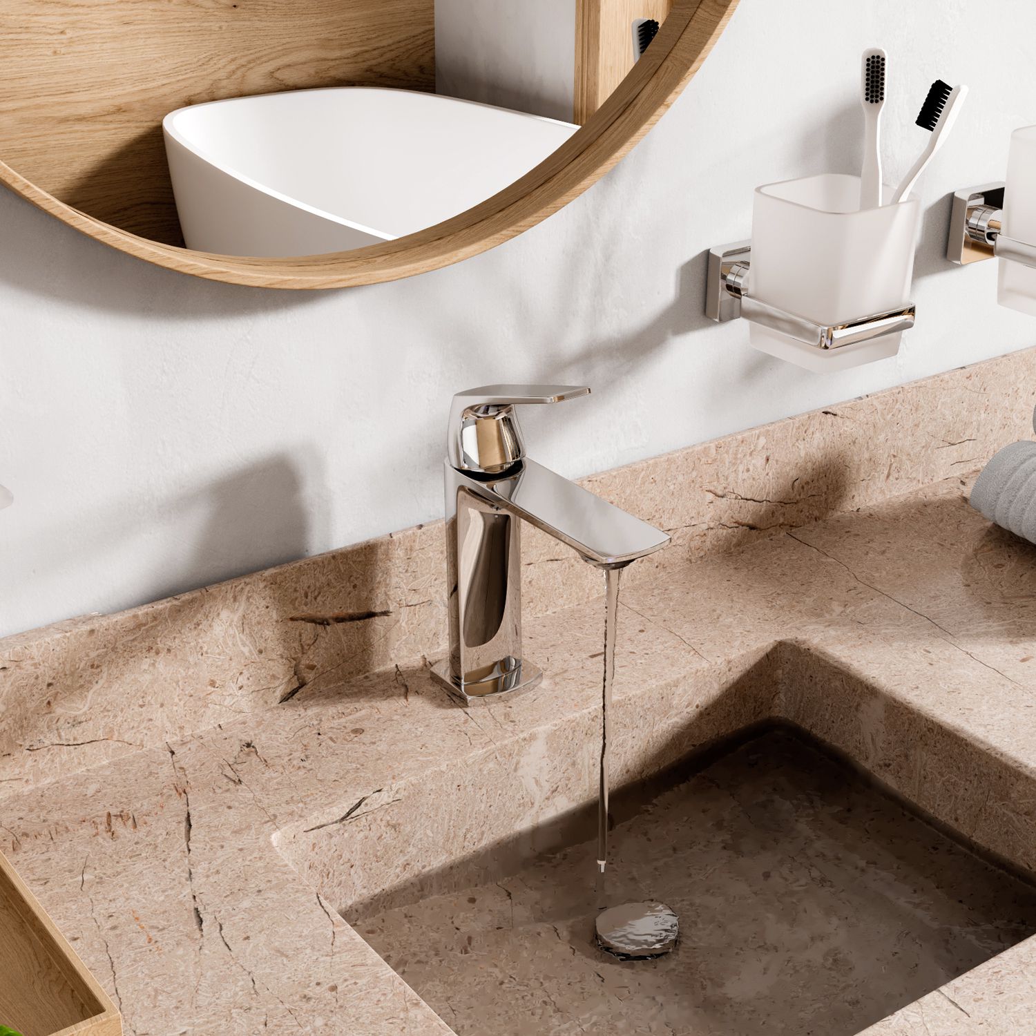 Смеситель для умывальника WasserKRAFT Neime, 1903