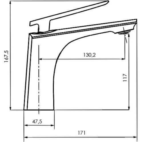 Смеситель для раковины Ahti Pori, PR201001