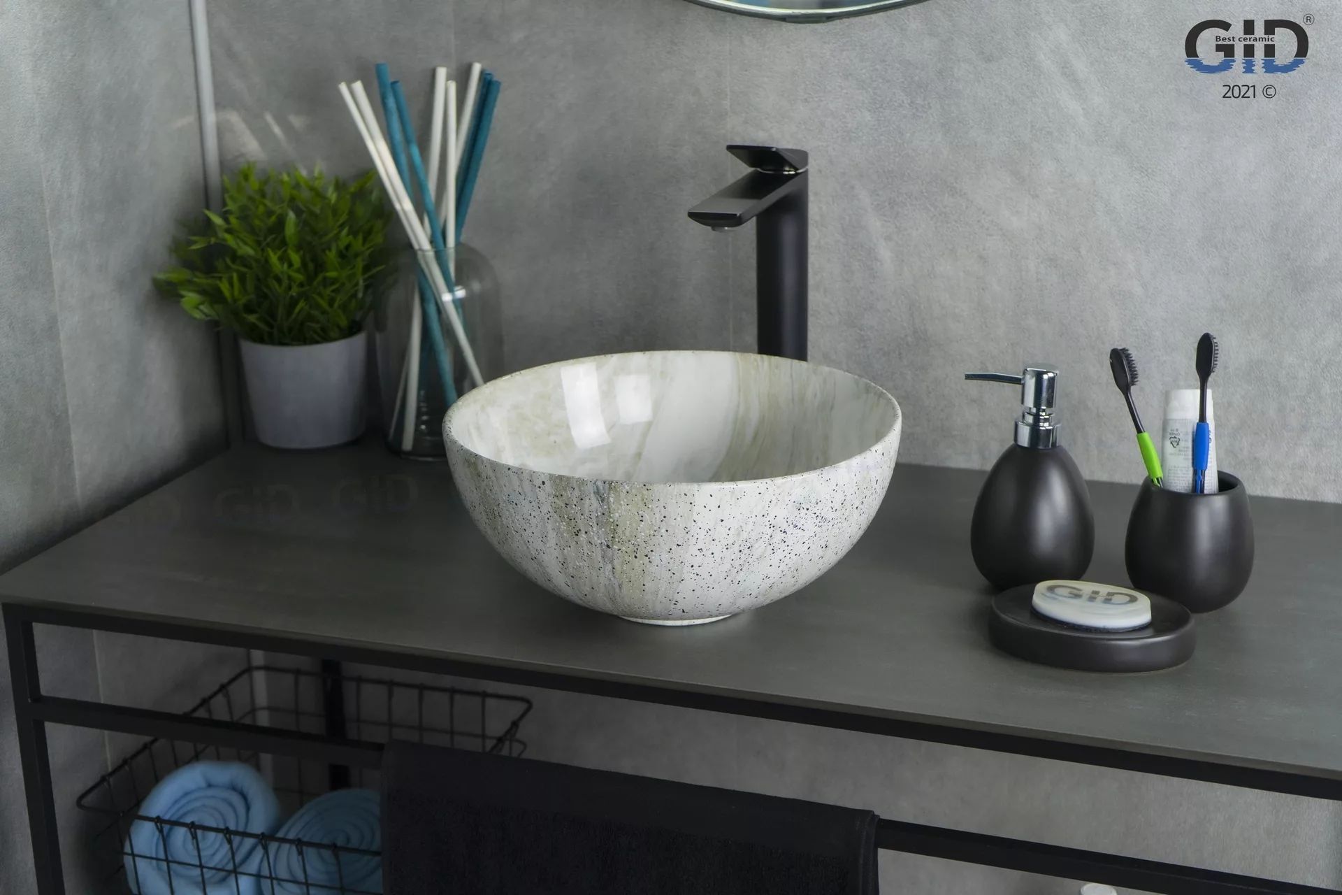 Умывальник Gid MNC487 32x32, 54435