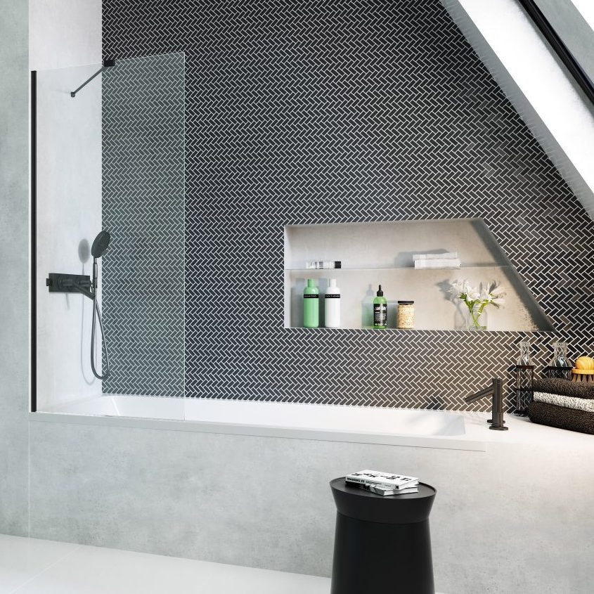 Шторка для ванны Radaway Modo PNJ Black