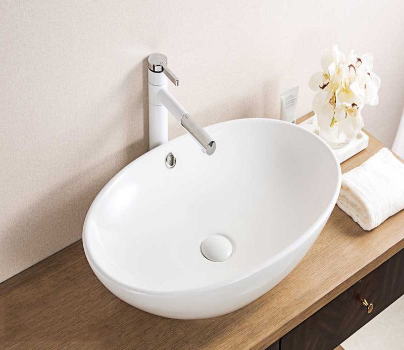 Раковина для ванной Ceramalux 63x41, D1104